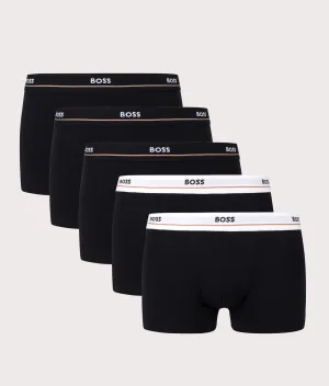 5 Pack of Regular Fit Essential Trunks