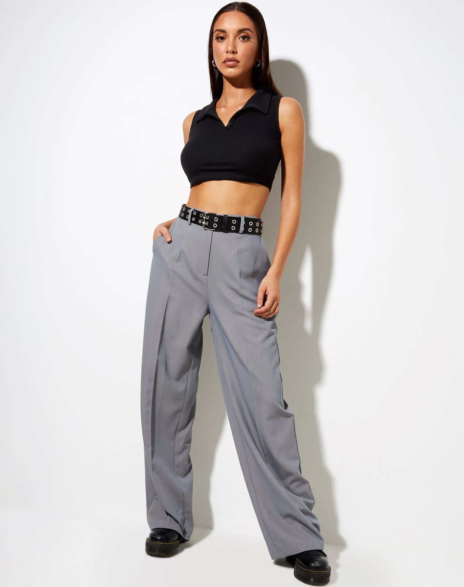 Abba Trouser in Grey