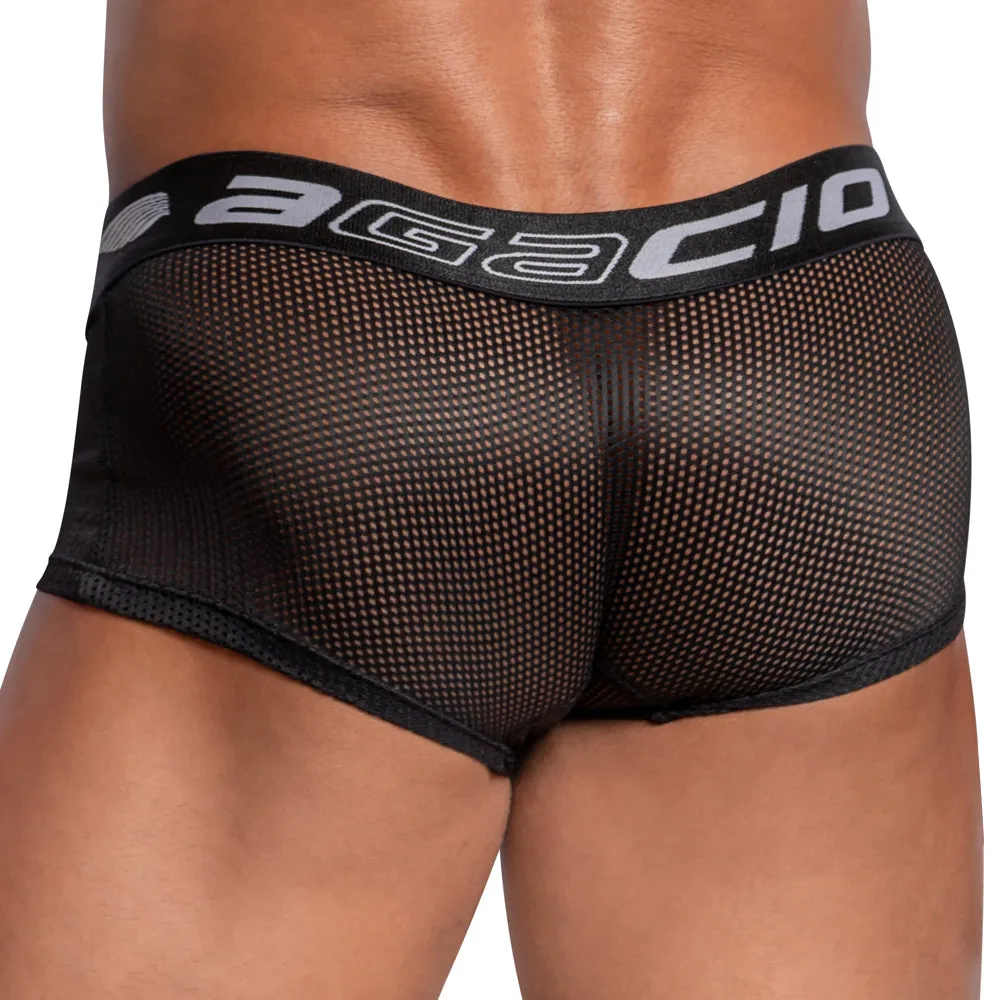 Agacio AGG067 Sheer Sides Boxer Trunk