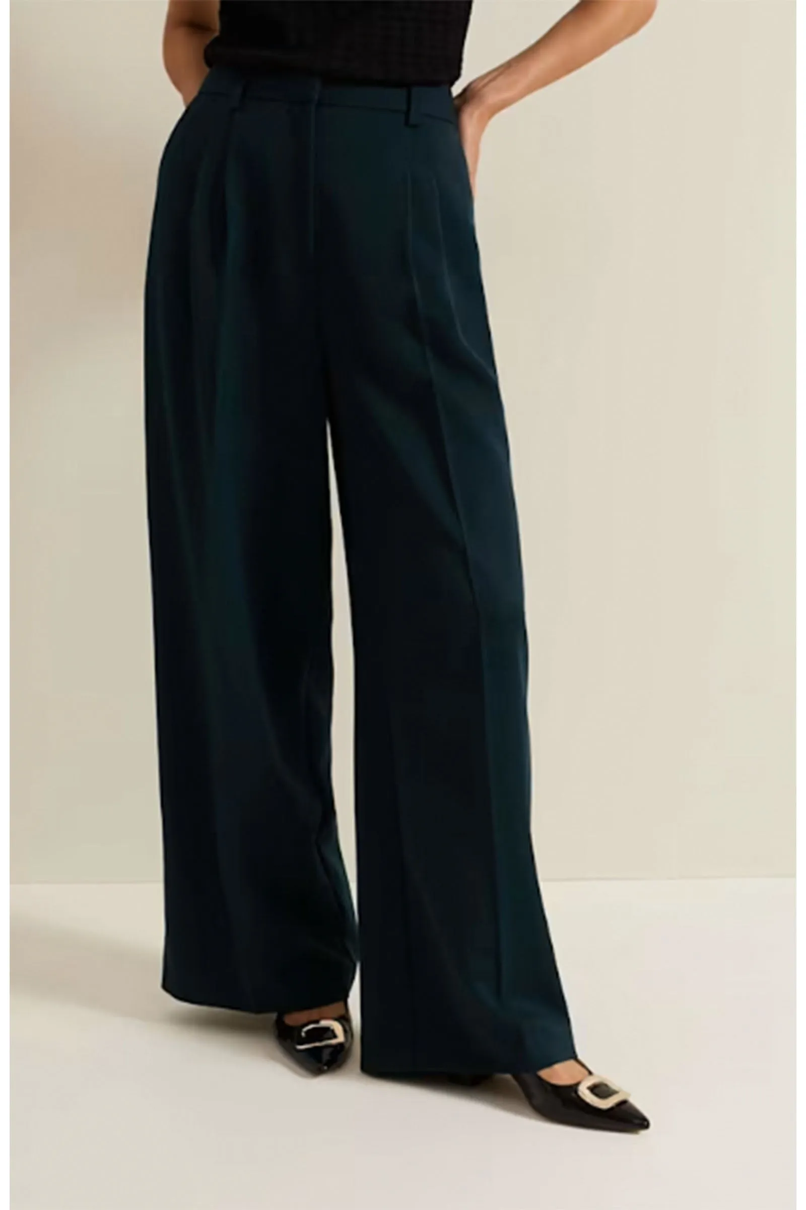 Arabella Pleat Wide Leg Trouser