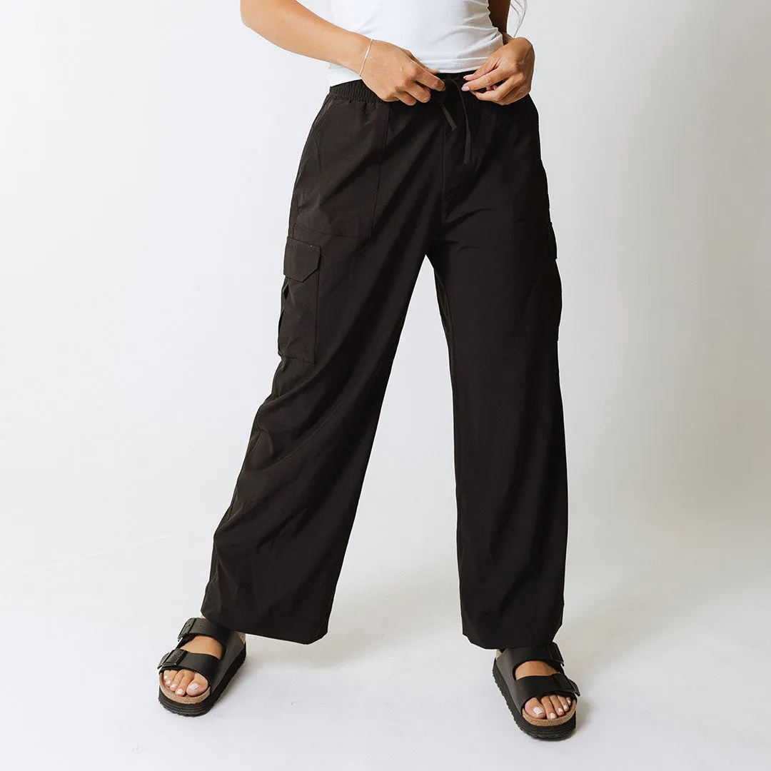 Audrey Cargo Trouser, Black