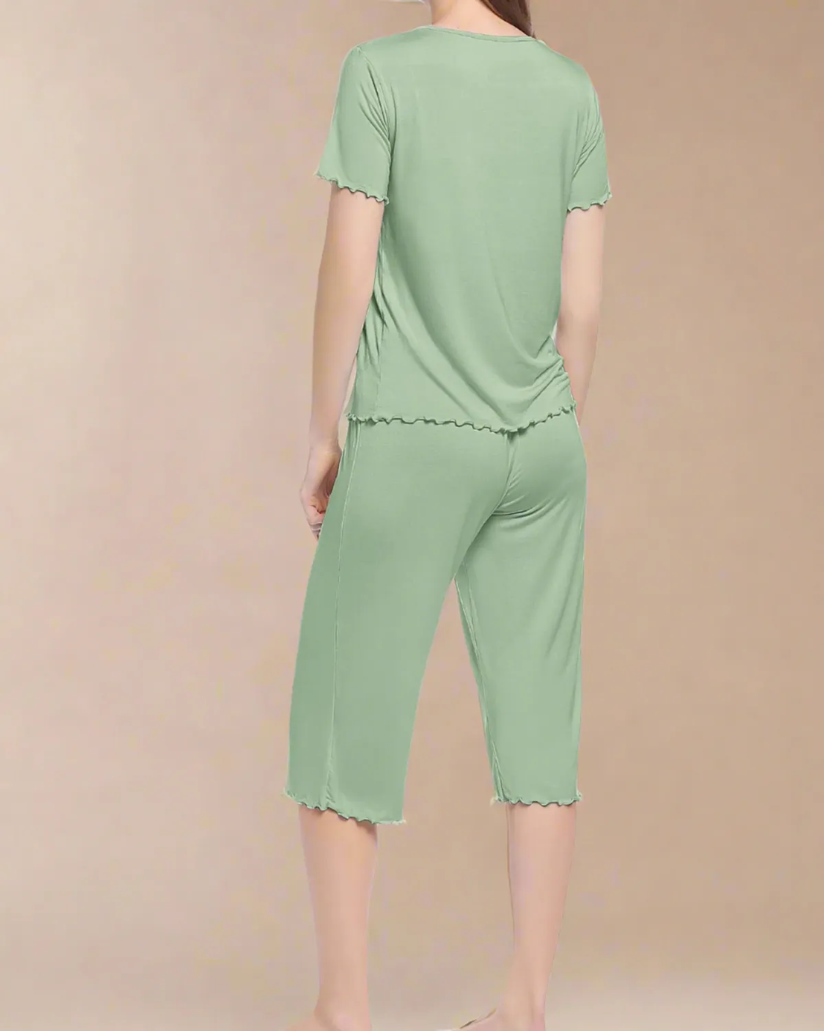 Bamboo T-shirt and Capri Trousers PJS