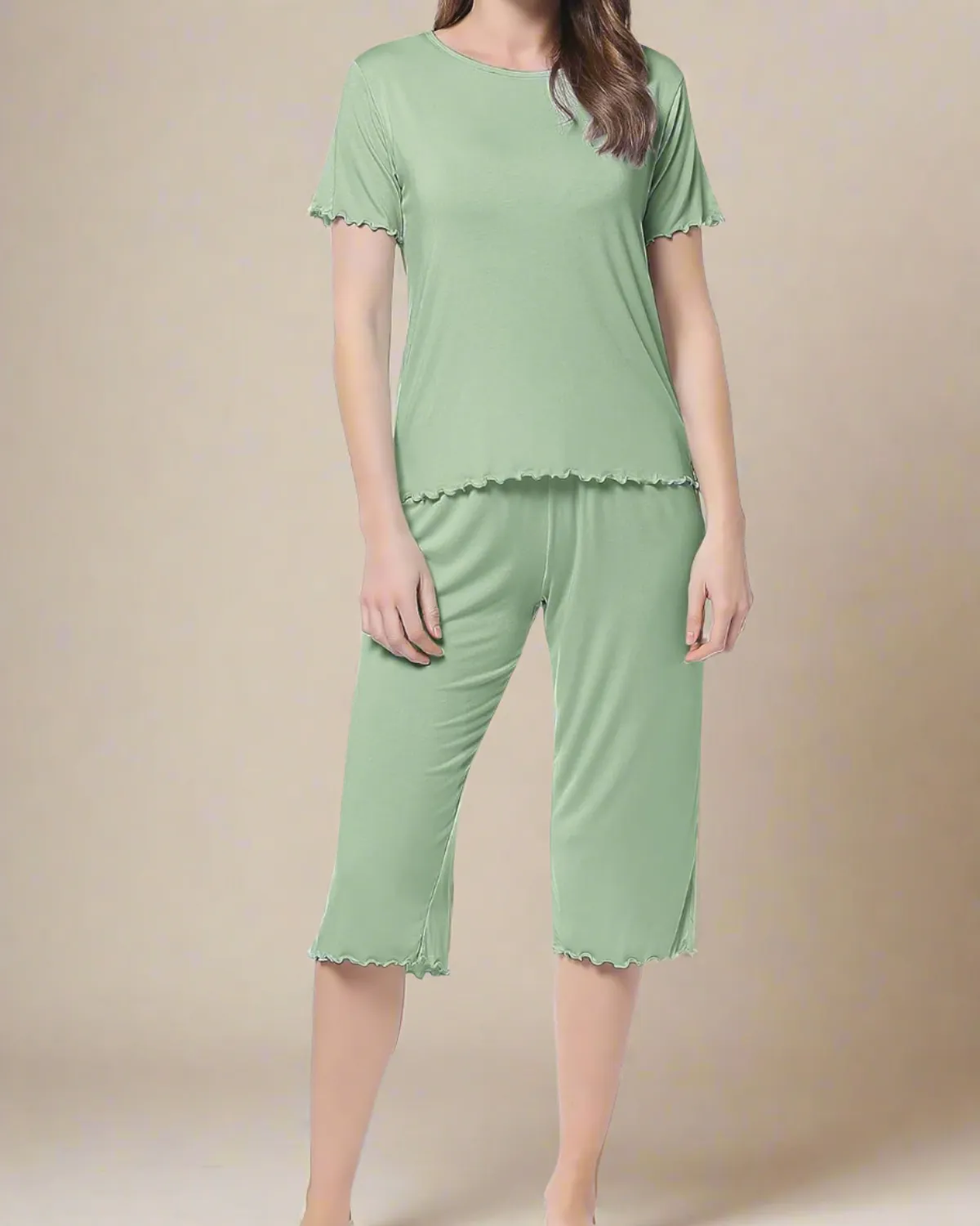 Bamboo T-shirt and Capri Trousers PJS