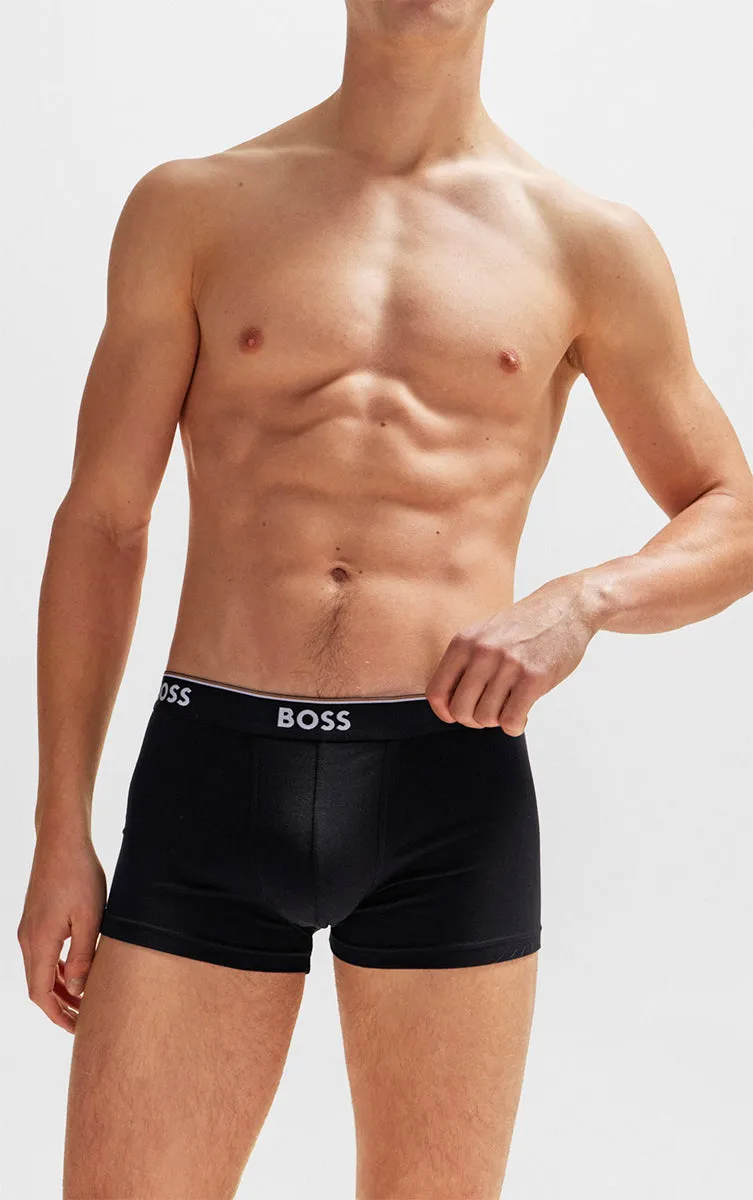 Boss Trunk 3P Power In Navy Black For Men