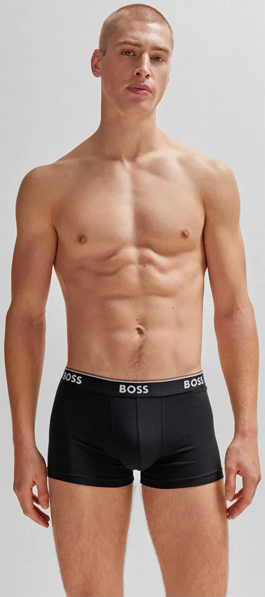 Boss Trunk 3P Power In Navy Black For Men