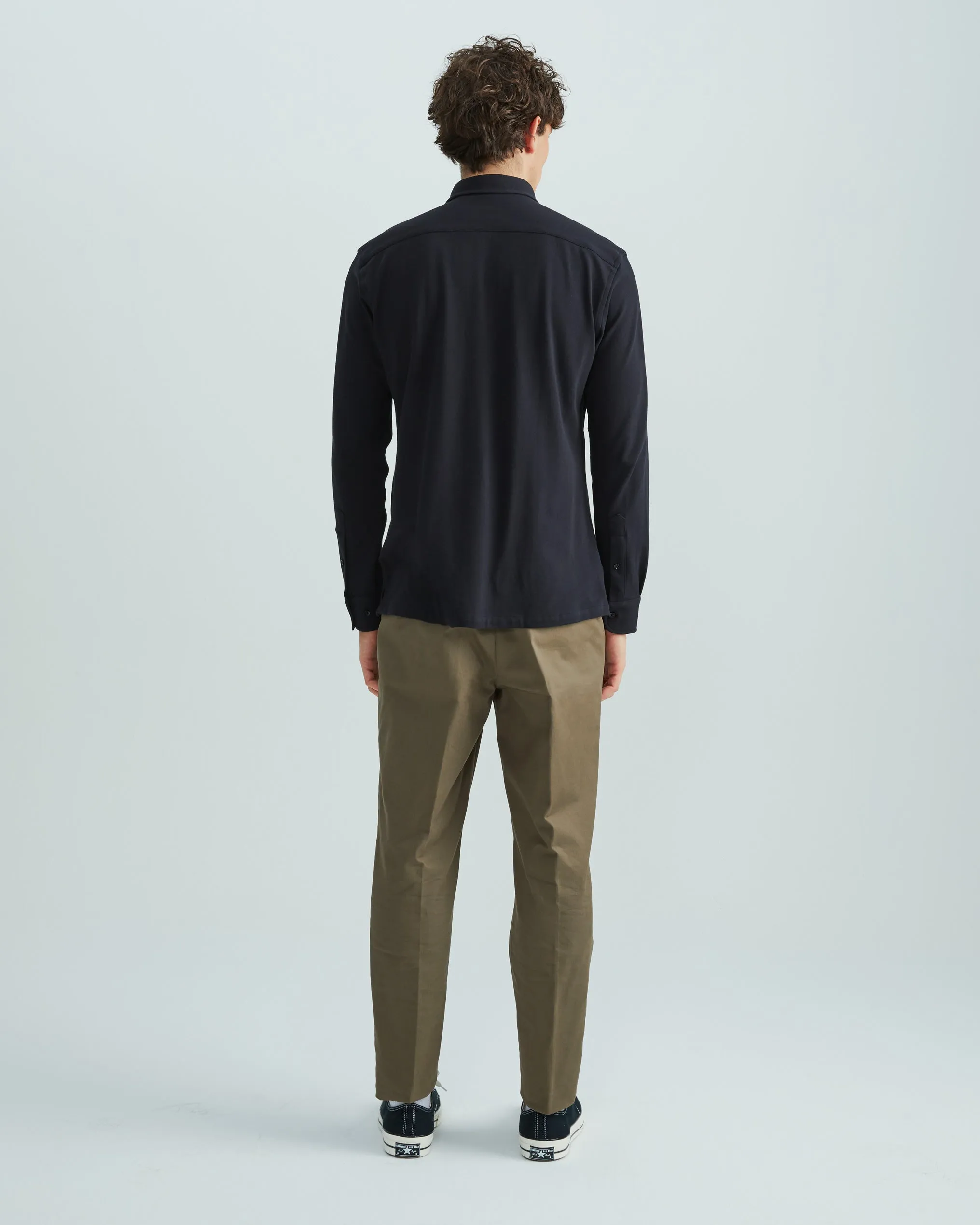 Coupe Cousu, Olive, Cotton Chino Trousers