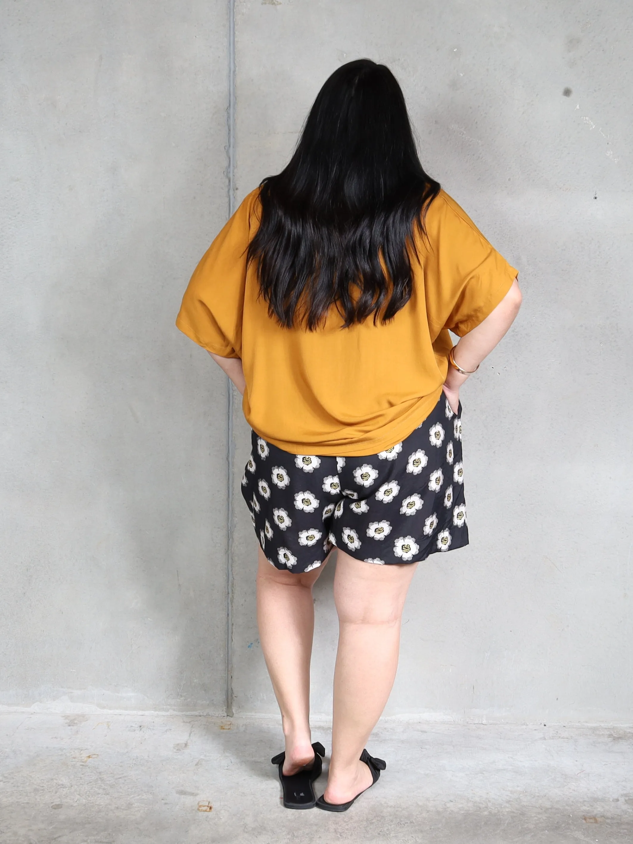 Drape Top - Mustard