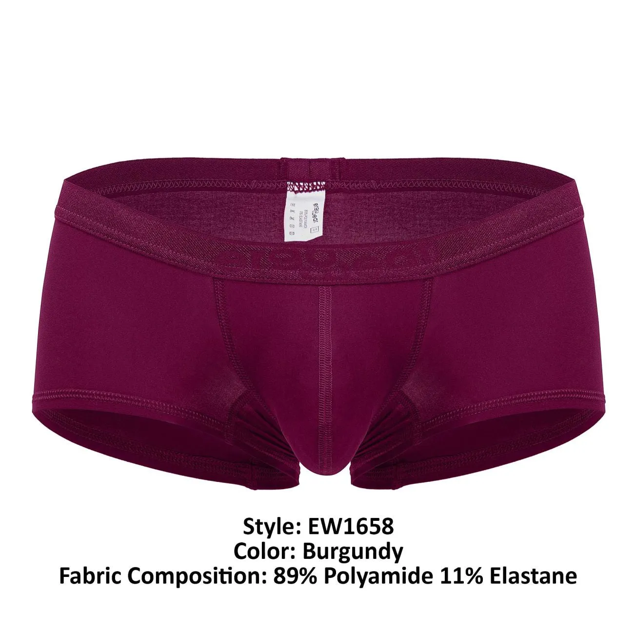 ErgoWear EW1658 SLK Trunks Color Burgundy