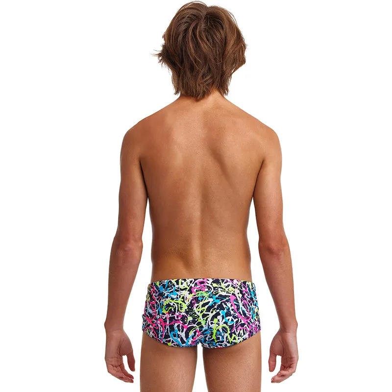 Funky Trunks - Messed Up - Boys Sidewinder Trunks