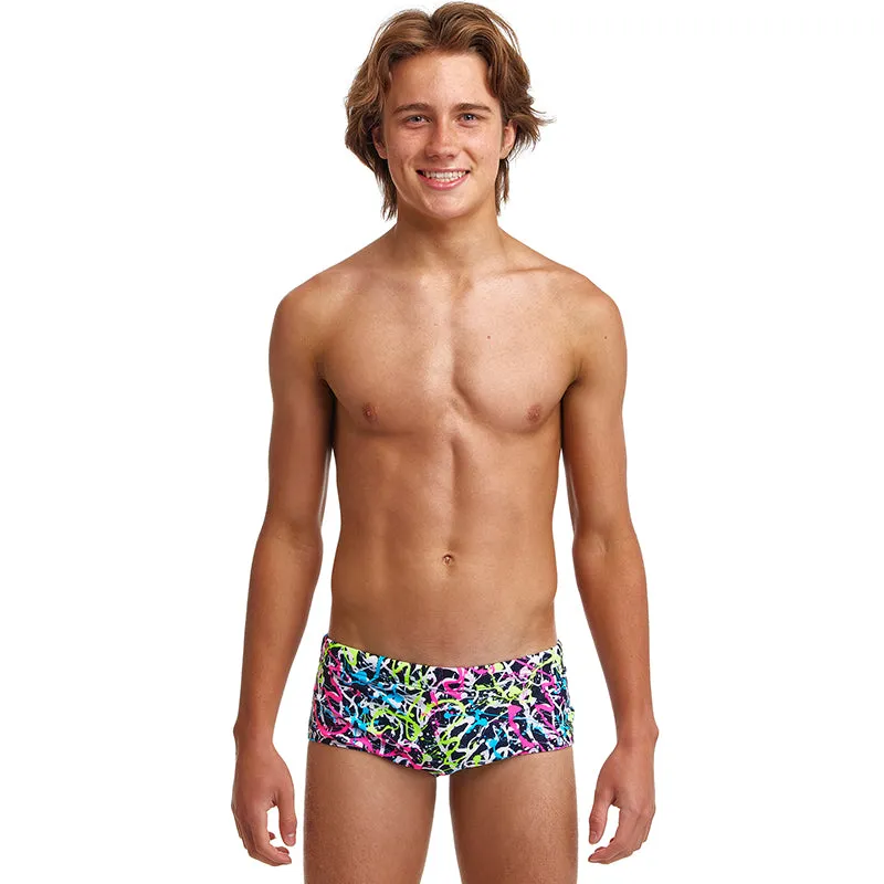 Funky Trunks - Messed Up - Boys Sidewinder Trunks