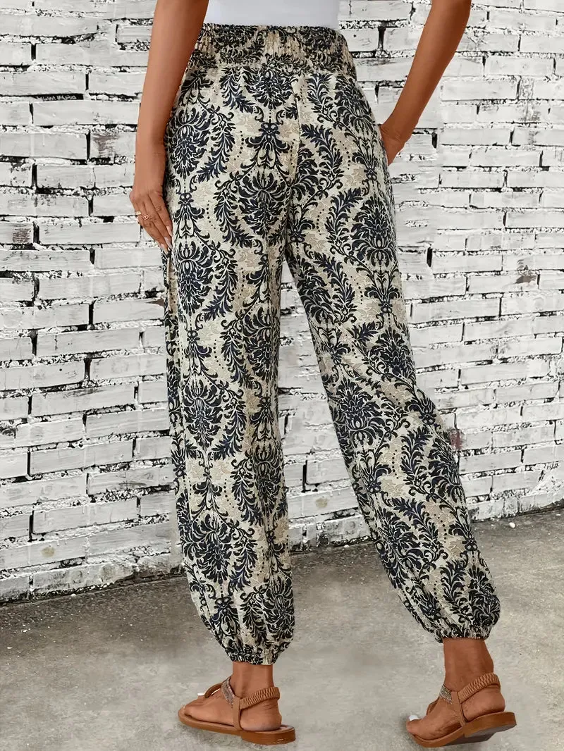 GAELLE | HIGH-WAIST SUMMER PANTS