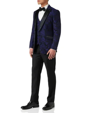 Grooms 3 Piece Wedding Suit -Blue