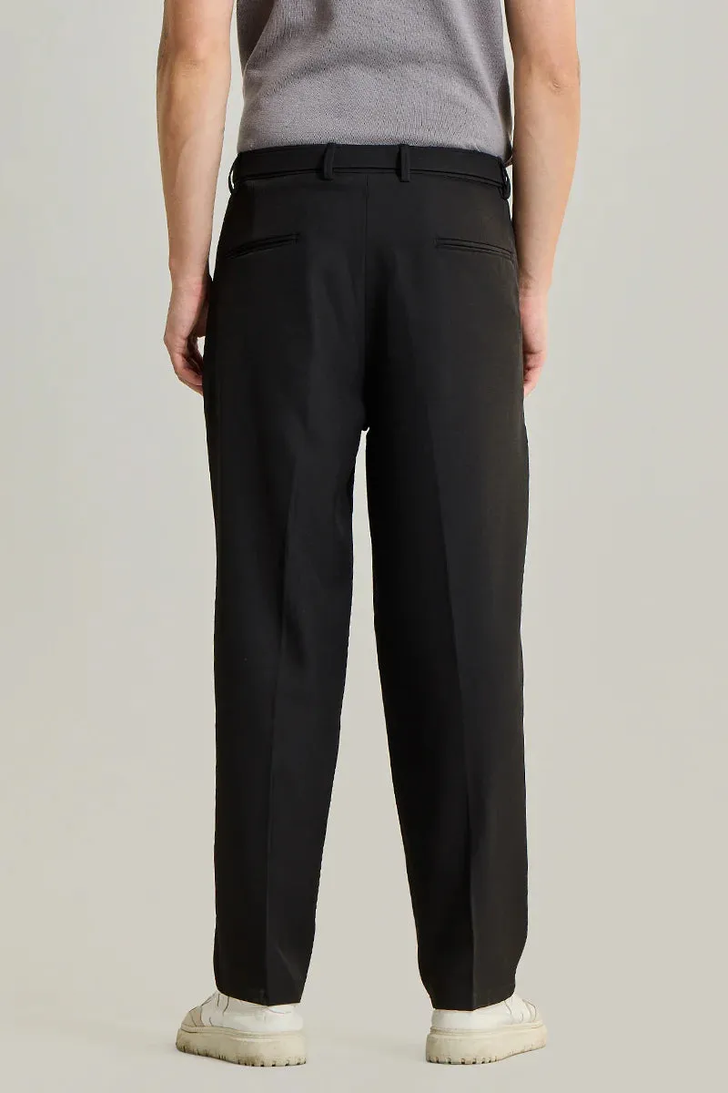 Hooked Black Korean Pant