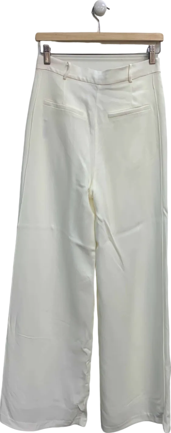 Karen Millen White Wide Leg Trousers UK 10