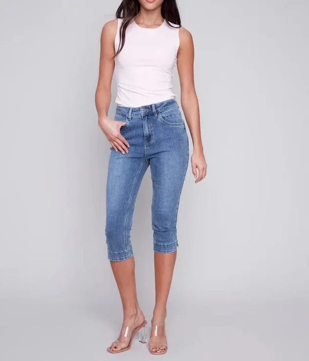 Knee High Capri Jeans