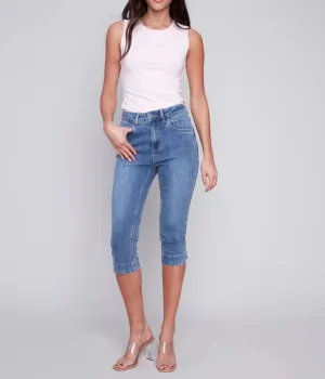 Knee High Capri Jeans