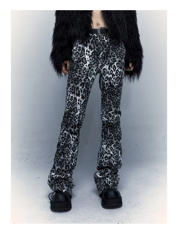 Leopard Print Skinny Micro Trousers【s0000004683】