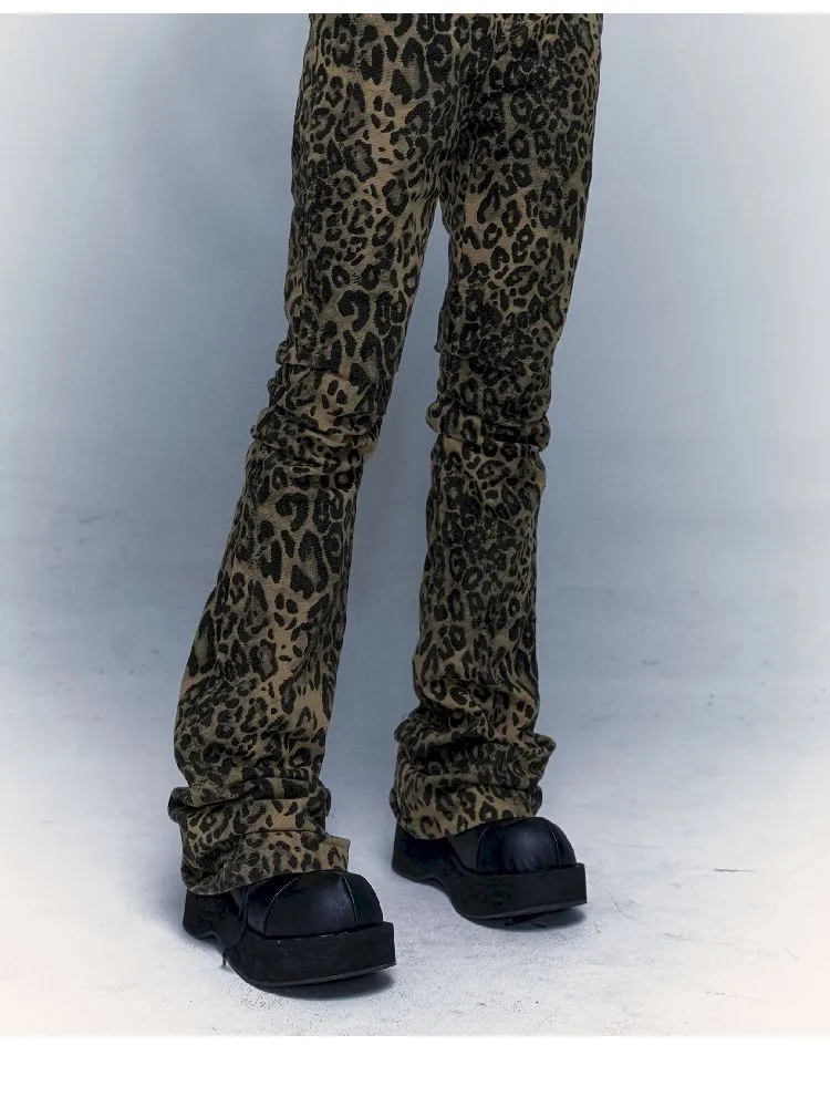 Leopard Print Skinny Micro Trousers【s0000004683】