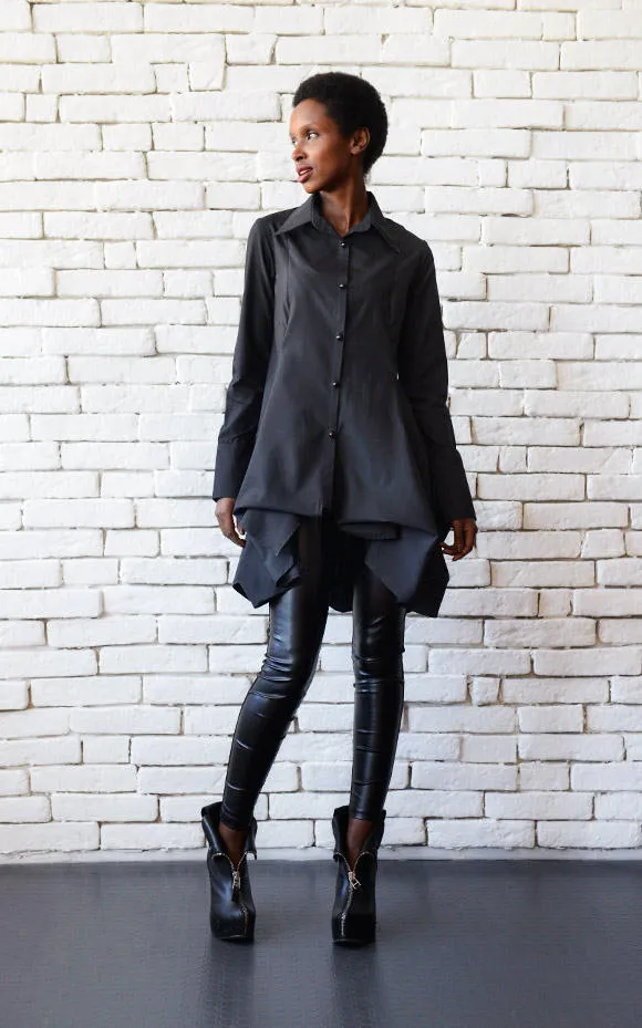 Long Sleeved Drape Shirt