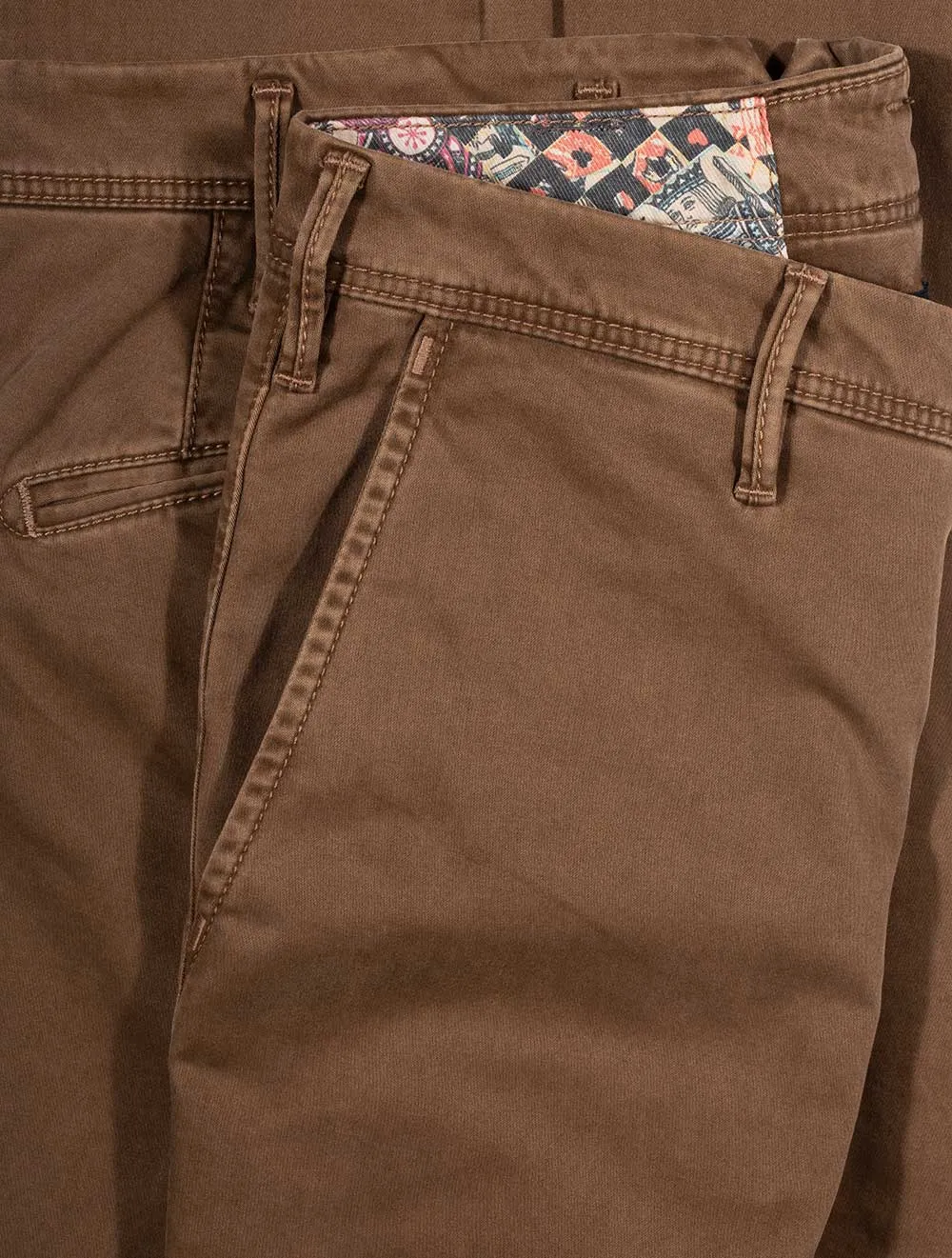 Lupus Slim Fit Cotton Trouser Tan