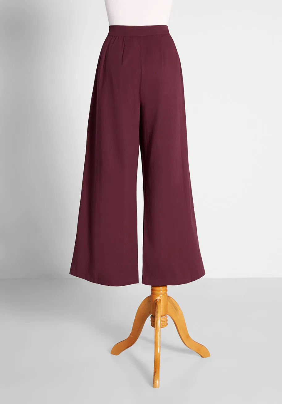 Making Broad Advances Wide-Leg Pants