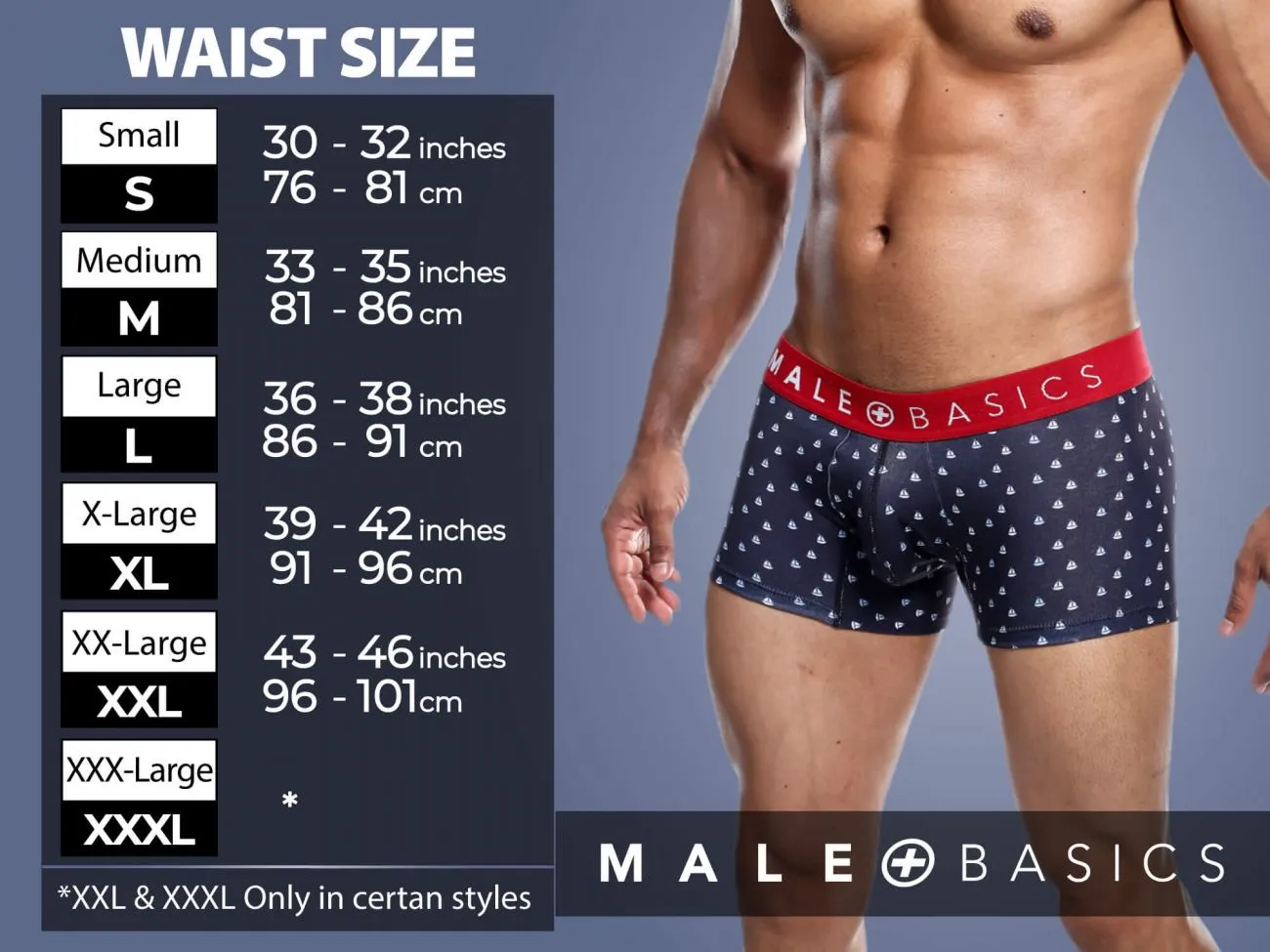 MaleBasics MB101 Classic Pima Trunks Color Wine