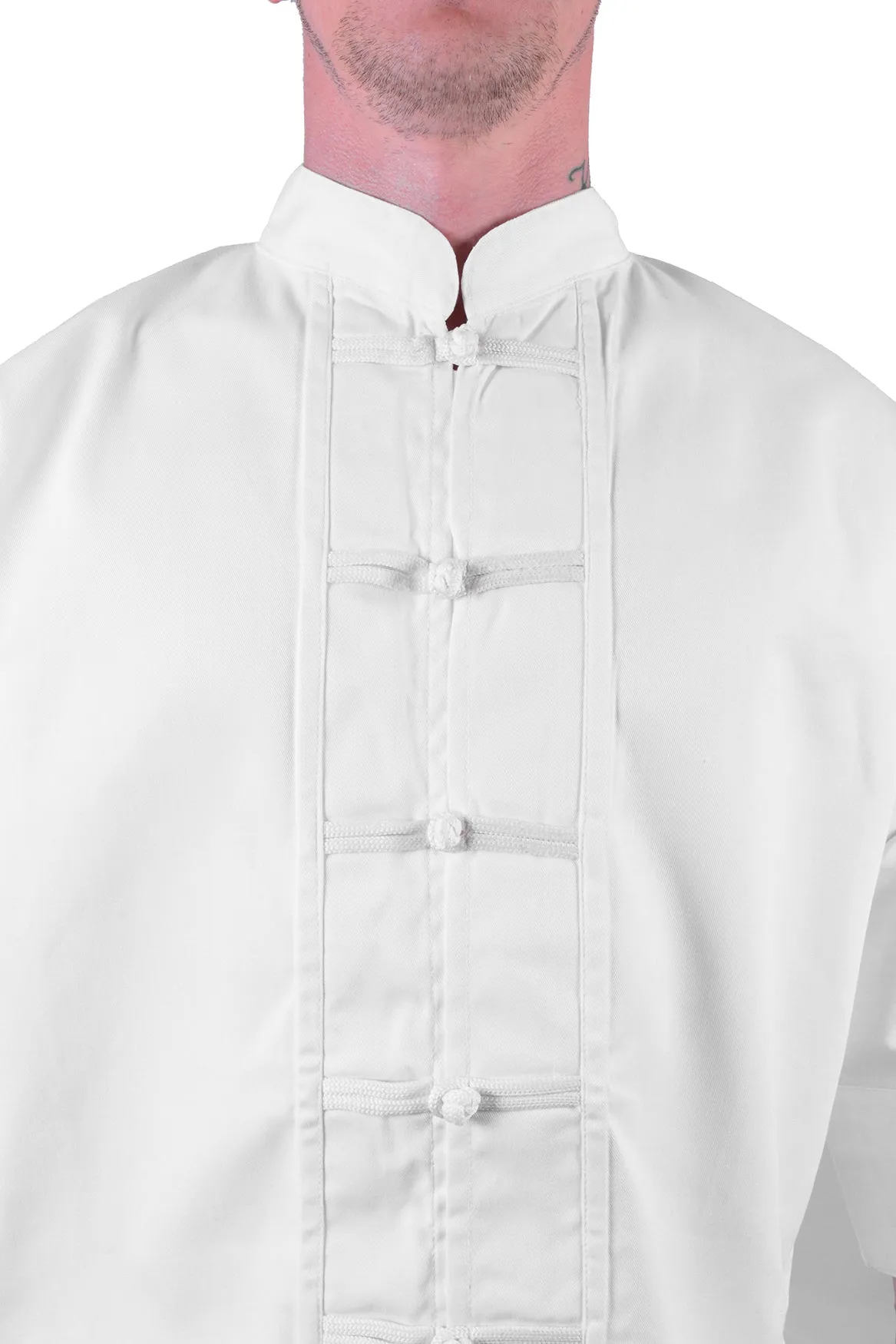 MAR-045 | White Kung-Fu Uniform For Instructors/Seniors