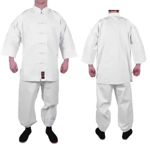 MAR-045 | White Kung-Fu Uniform For Instructors/Seniors