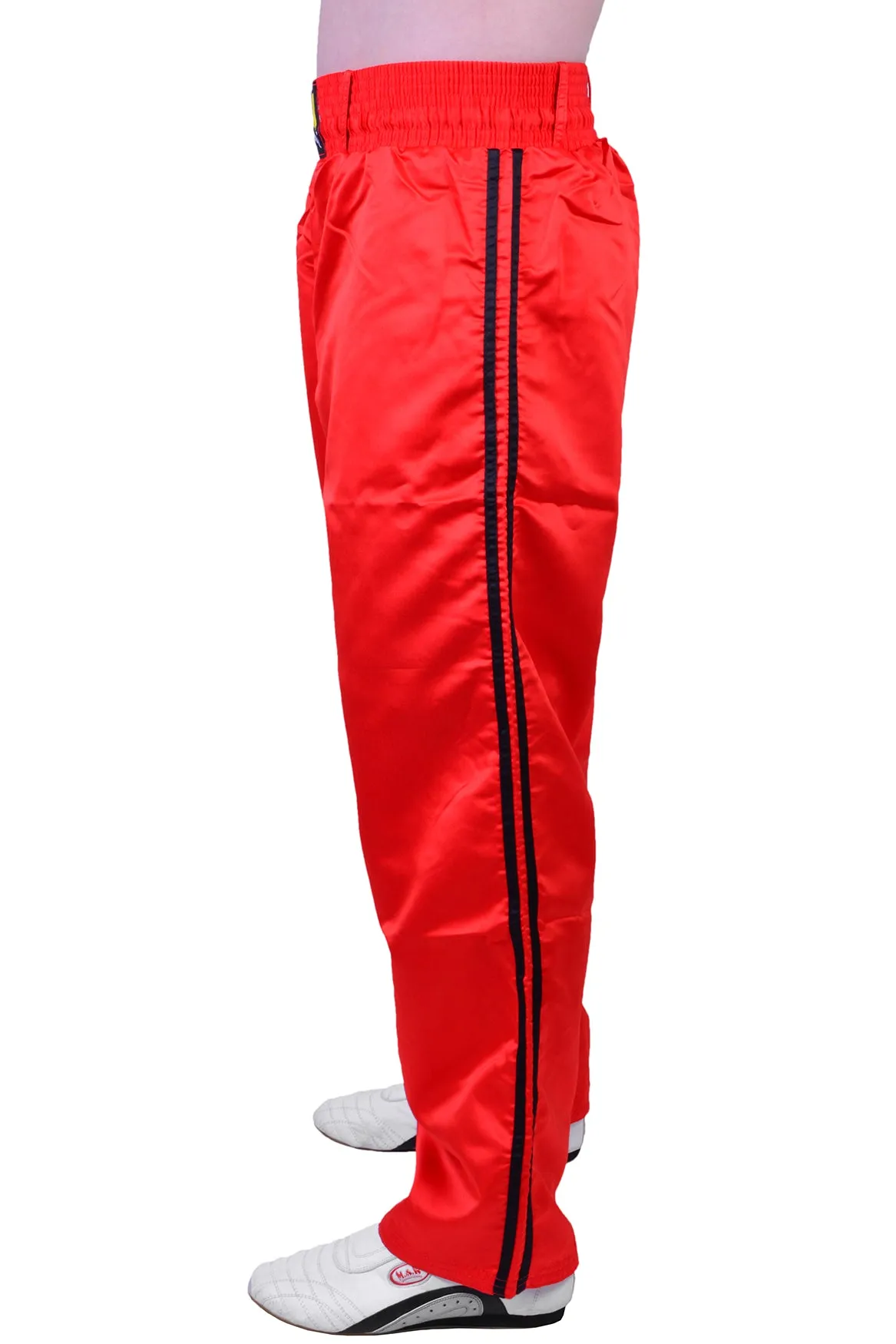 MAR-089D | Full Contact Red Black Kickboxing & Freestyle Trousers