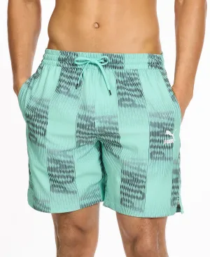 Men's 7" swimming trunks with Puma print