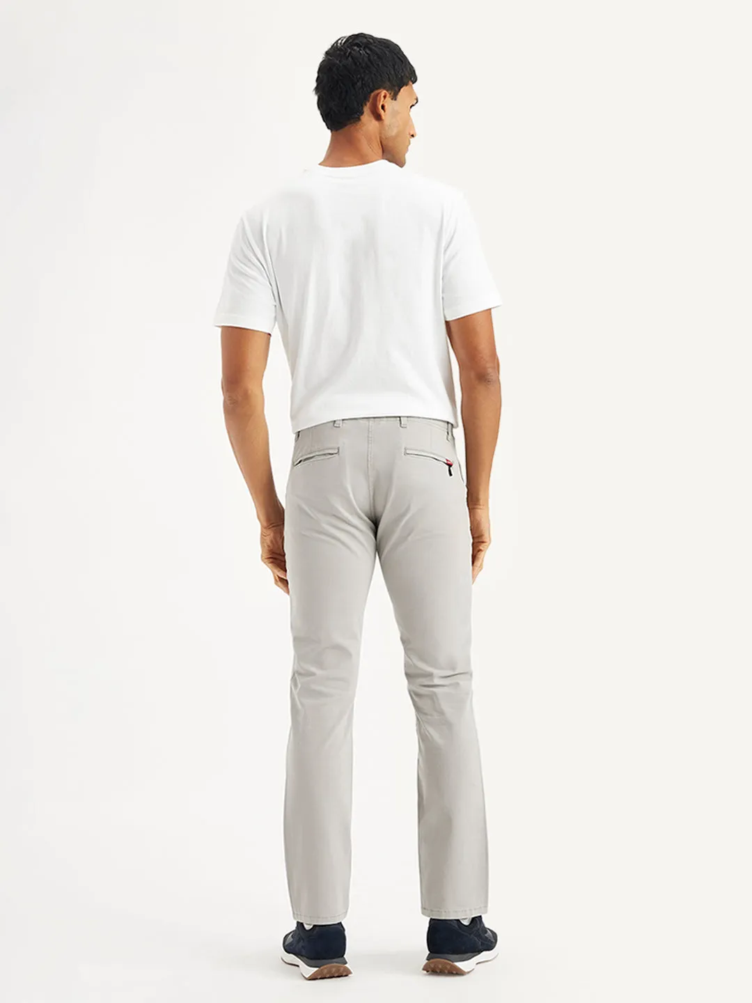 Men's Grey Slim Fit Chinos