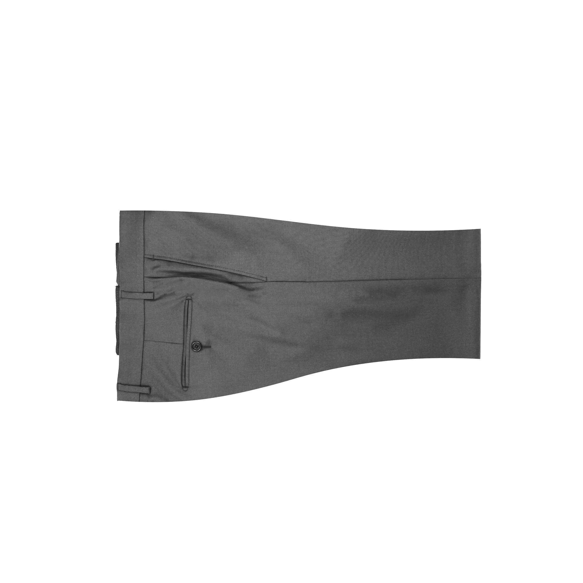 Mid-Grey Loro Piana Twill Dress Pant