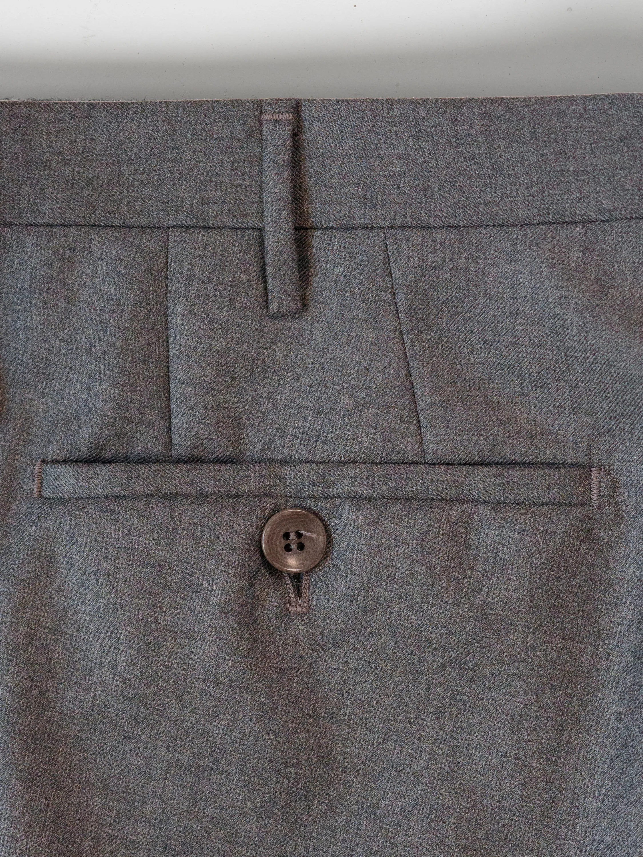 Milano medium grey wool trousers