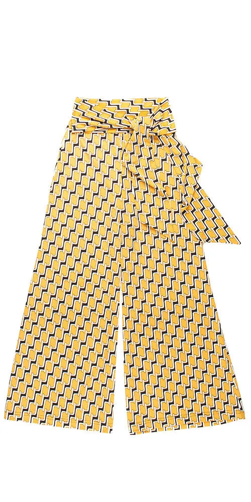 Morrison Cropped Trouser, yellow links