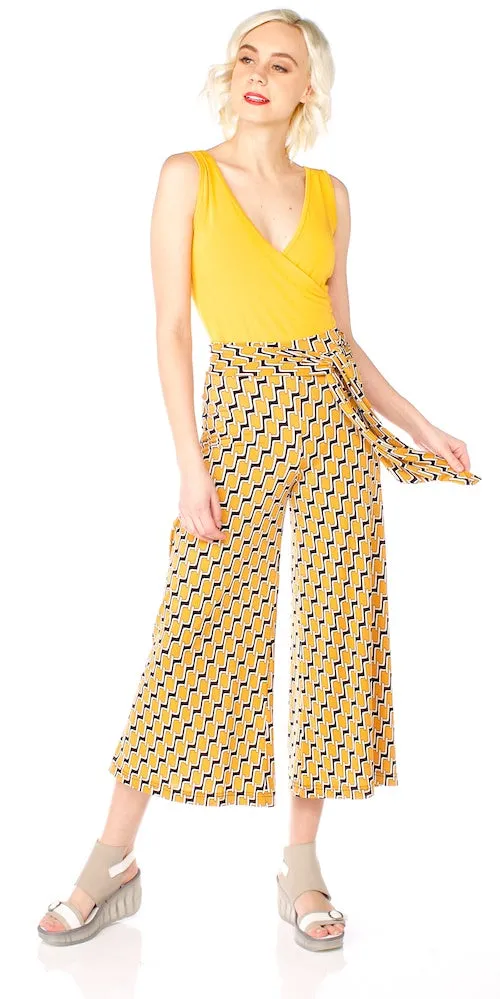 Morrison Cropped Trouser, yellow links