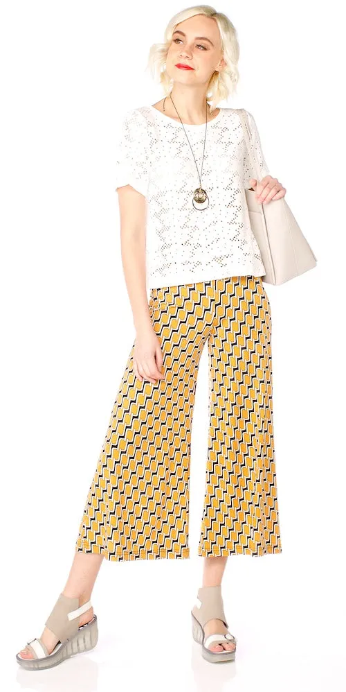 Morrison Cropped Trouser, yellow links