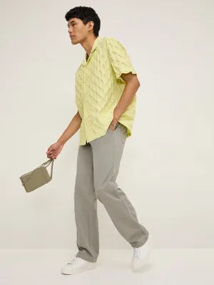 Nuon Sage Slim-Fit Mid-Rise Cotton Trousers