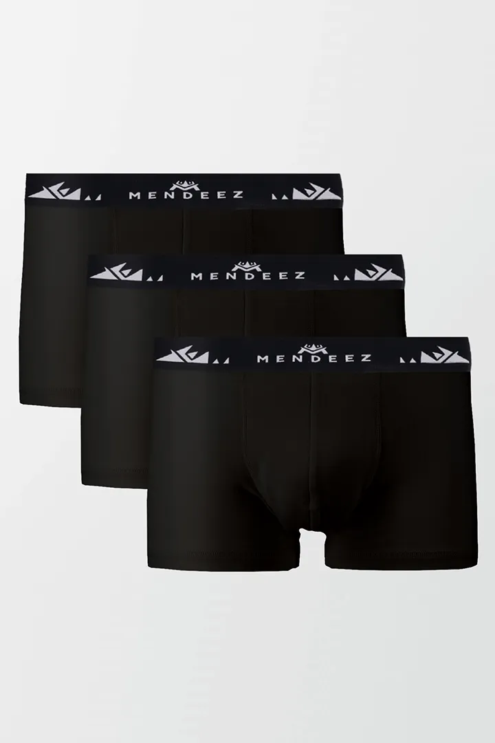 Pack of 3 Boxers Trunks - Black