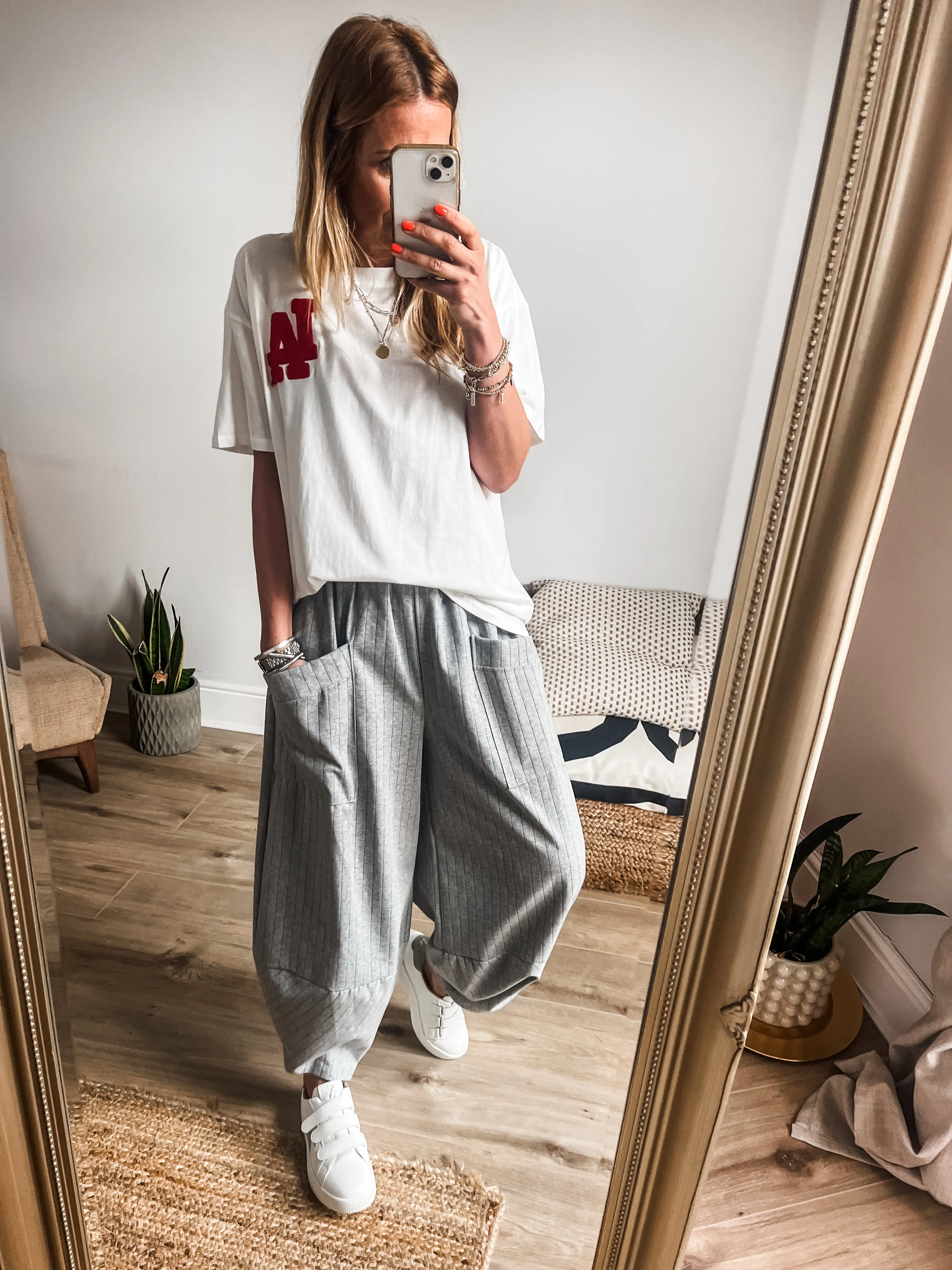 Pocket Balloon Jersey Trousers