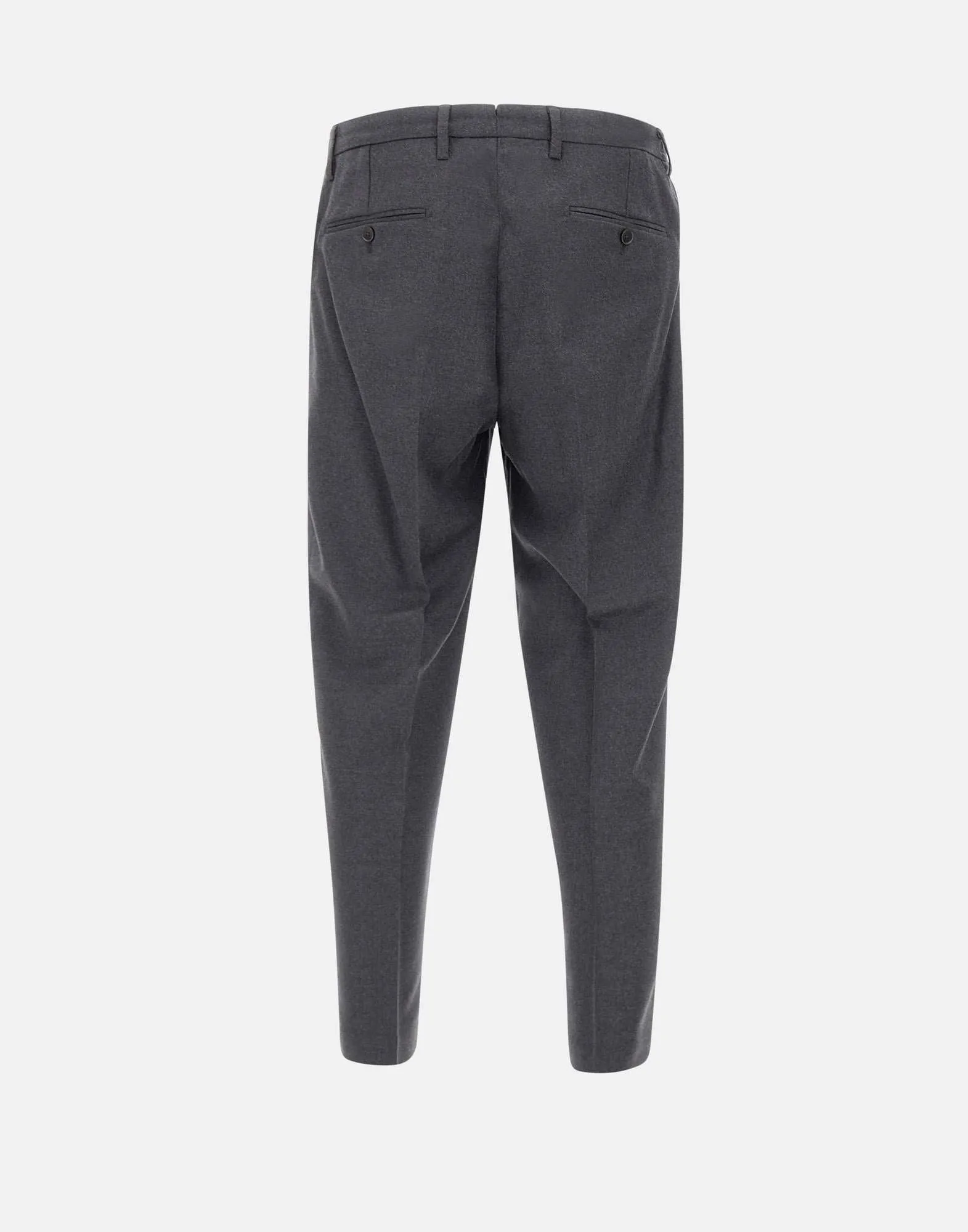 PortobelloS Anthracite Wool Trousers