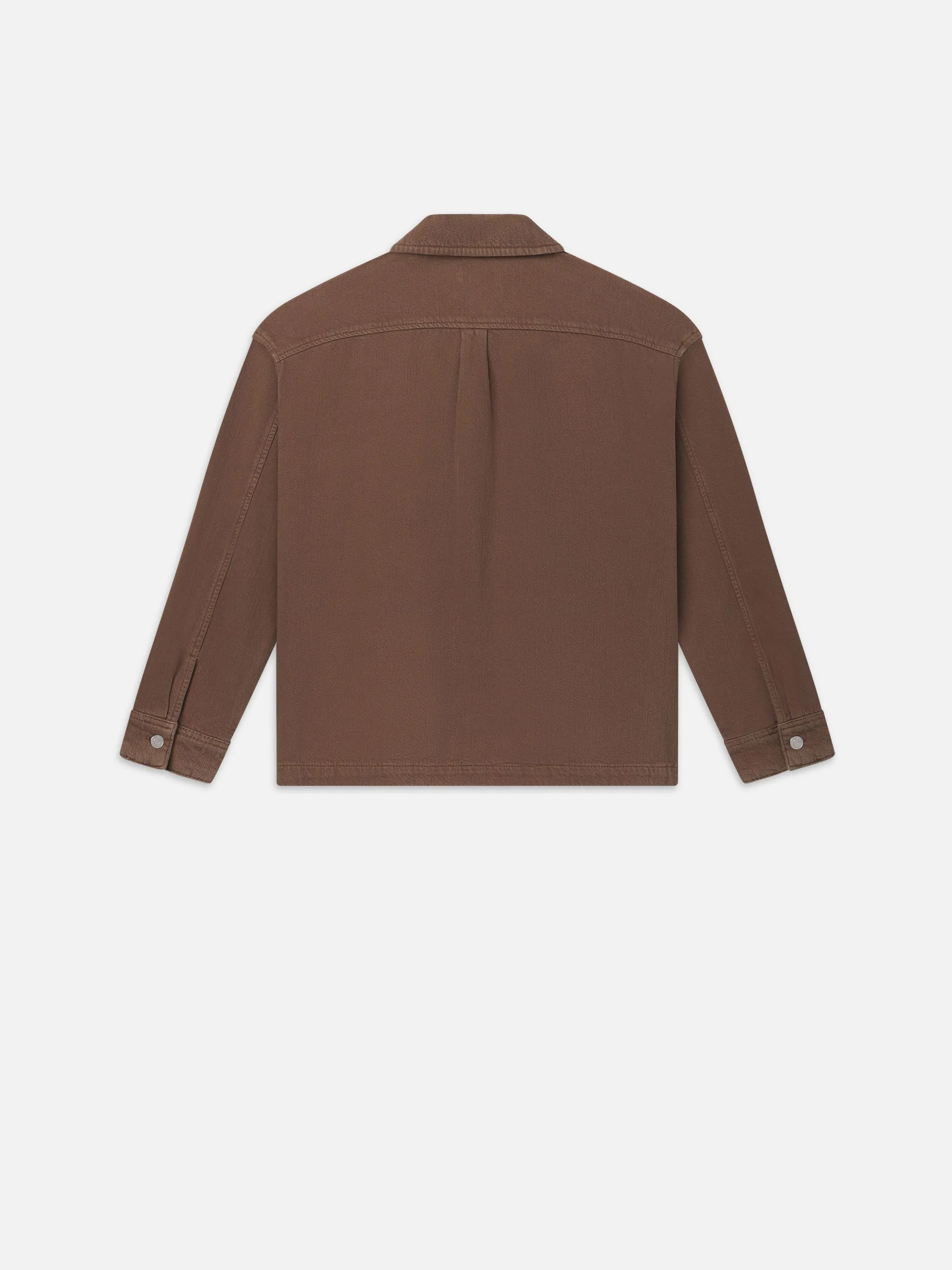 Relaxed Double Pocket Shirt -- Taupe