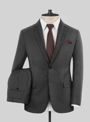 Scabal Liche Charcoal Wool Suit