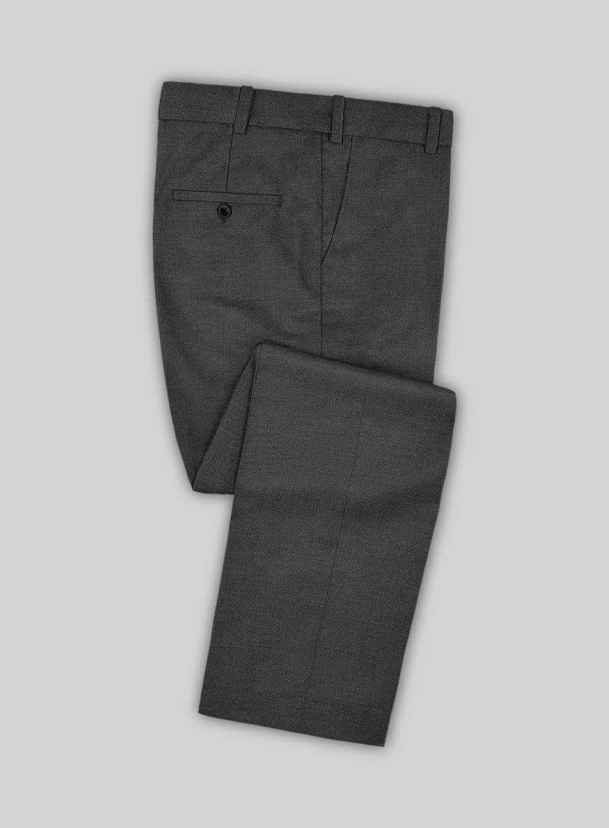 Scabal Liche Charcoal Wool Suit