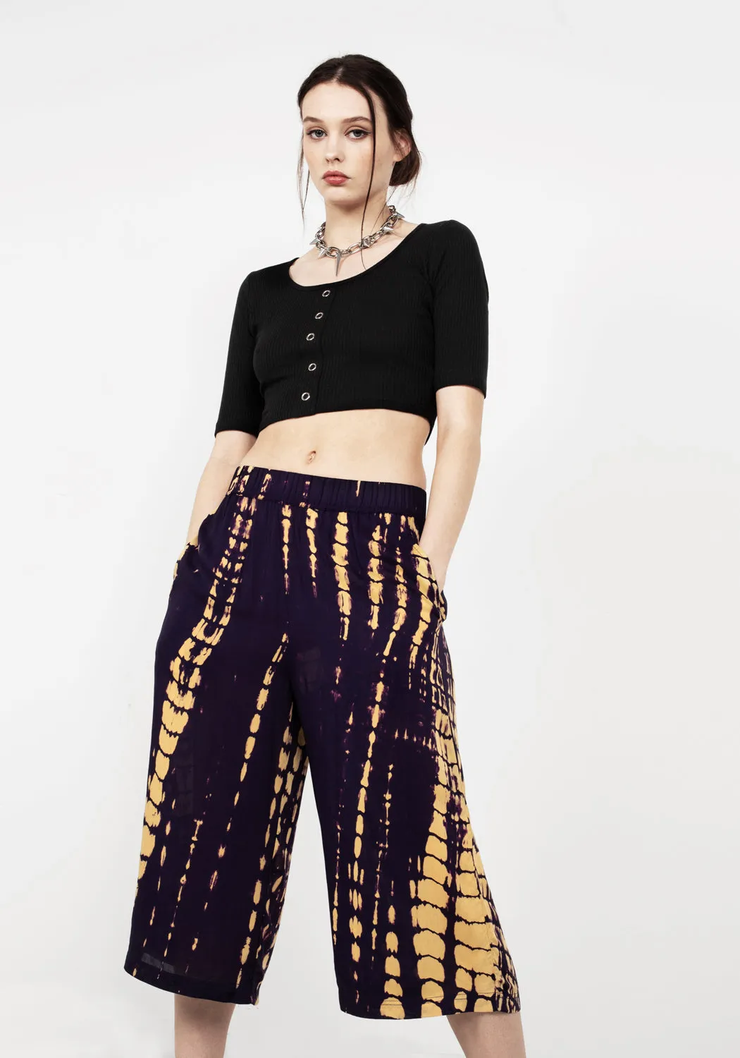 Skylar Flowy Crop Trousers