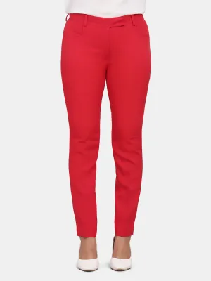 Slim Fit Trouser - Red