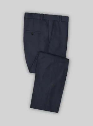 Solbiati Pericle Dark Blue Linen Pants