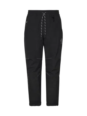 Sporty Black Slim Fit Trousers