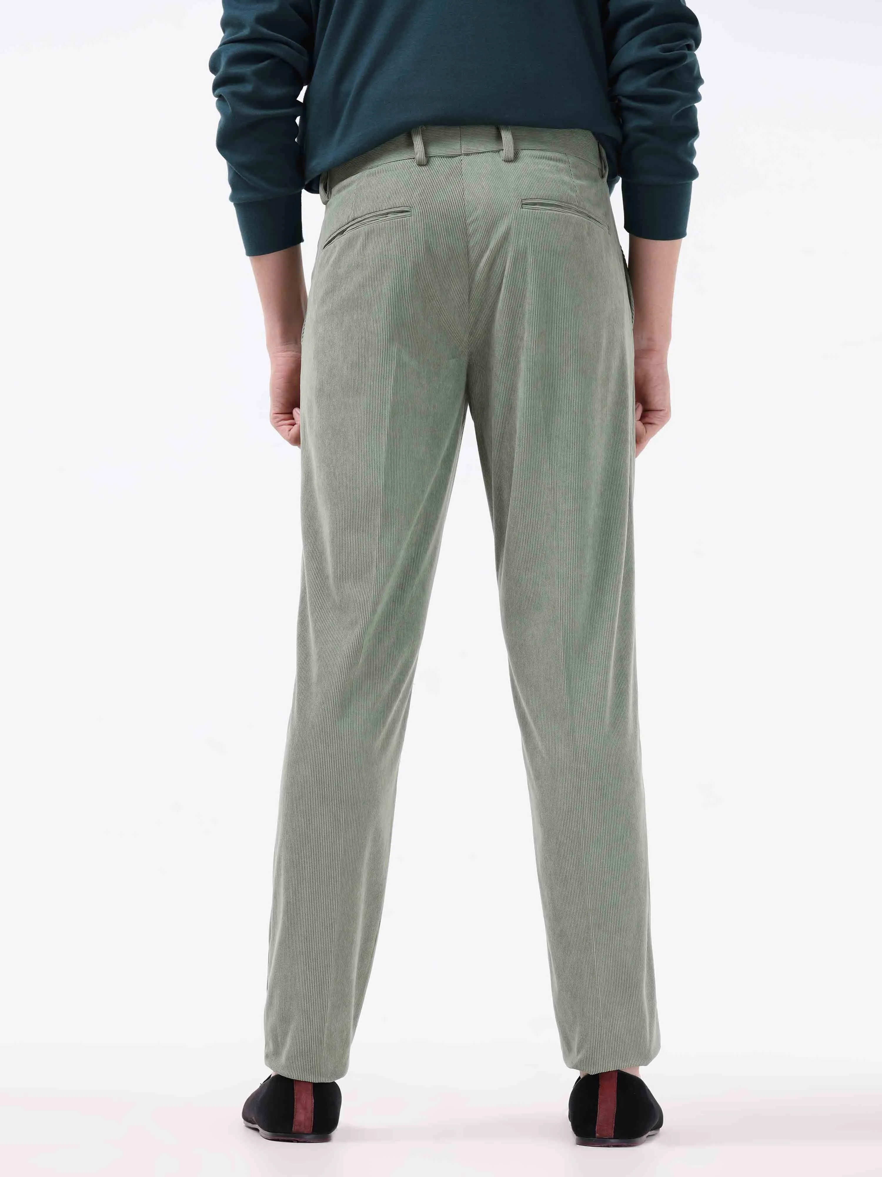 Statement Corduroy Light Olive Pant