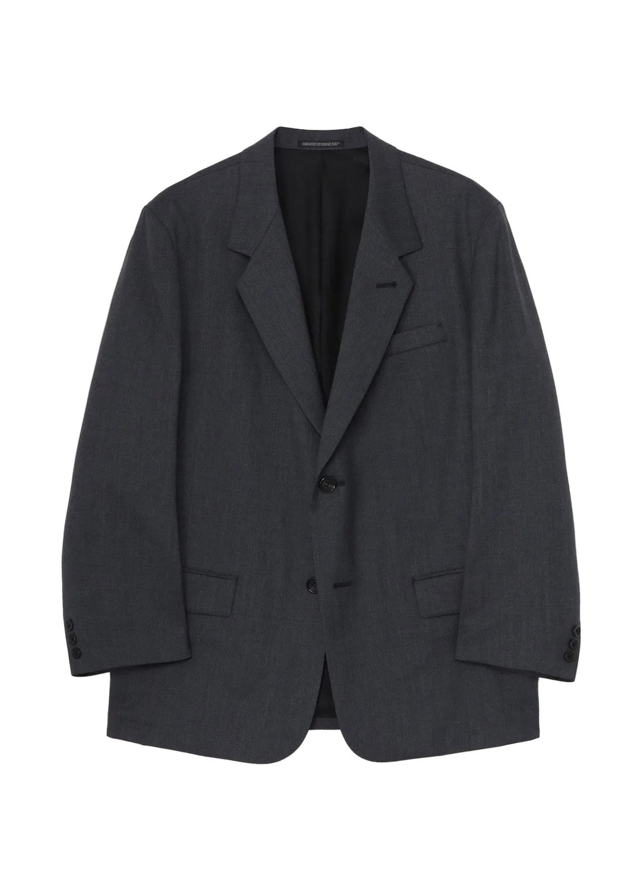 SUIT GABARDINE JACKET WITH 2-BUTTONS