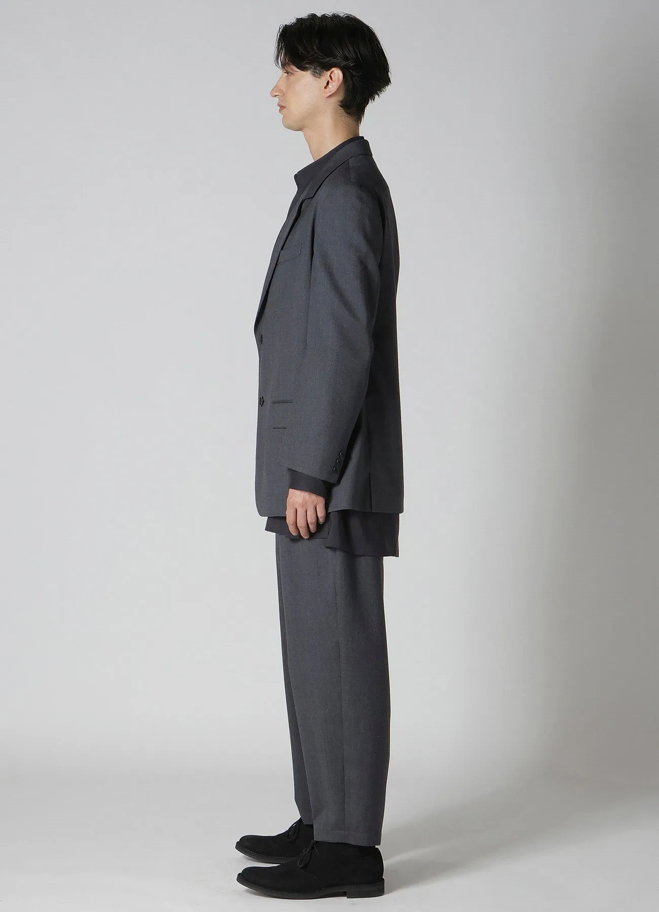 SUIT GABARDINE JACKET WITH 2-BUTTONS